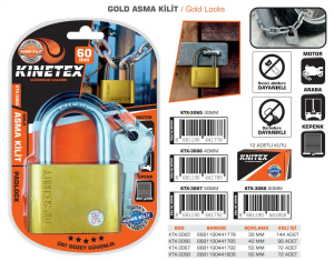 KNITEX-D-9 GOLD ASMA KİLİT 60 MM