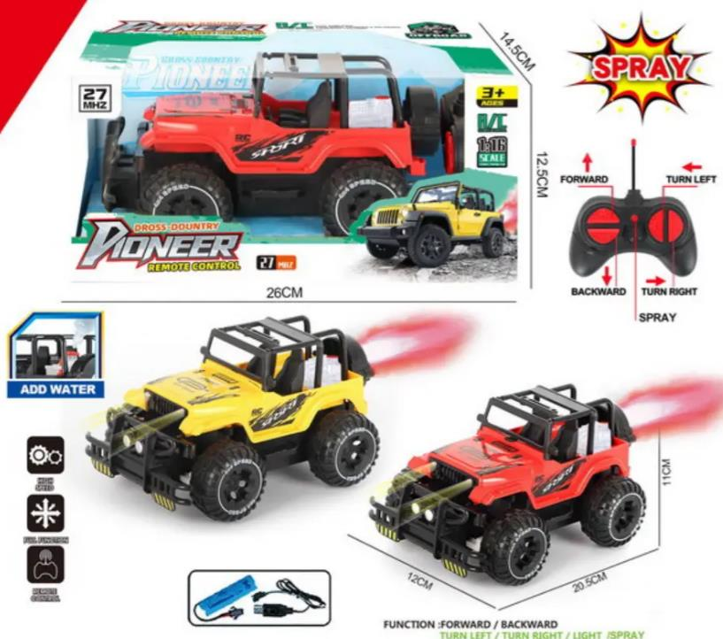 PASİFİK-1:16 DUMAN ATAN JEEP U.K ARABA (36)