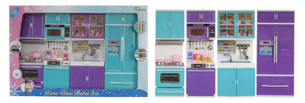 OYDAŞ-KARLAR ÜLKESİ MUTFAK SETİ DÖRTLÜ (12)