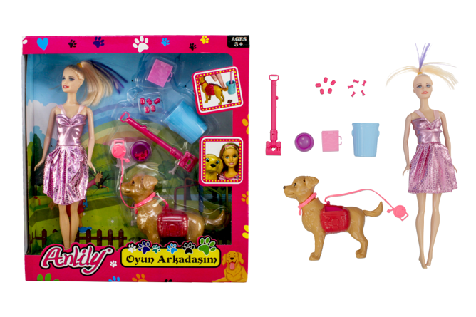 OYDAŞ-ANLİLY KUTULU OYUN ARKADAŞIM KÖPEKLİ BARBİE