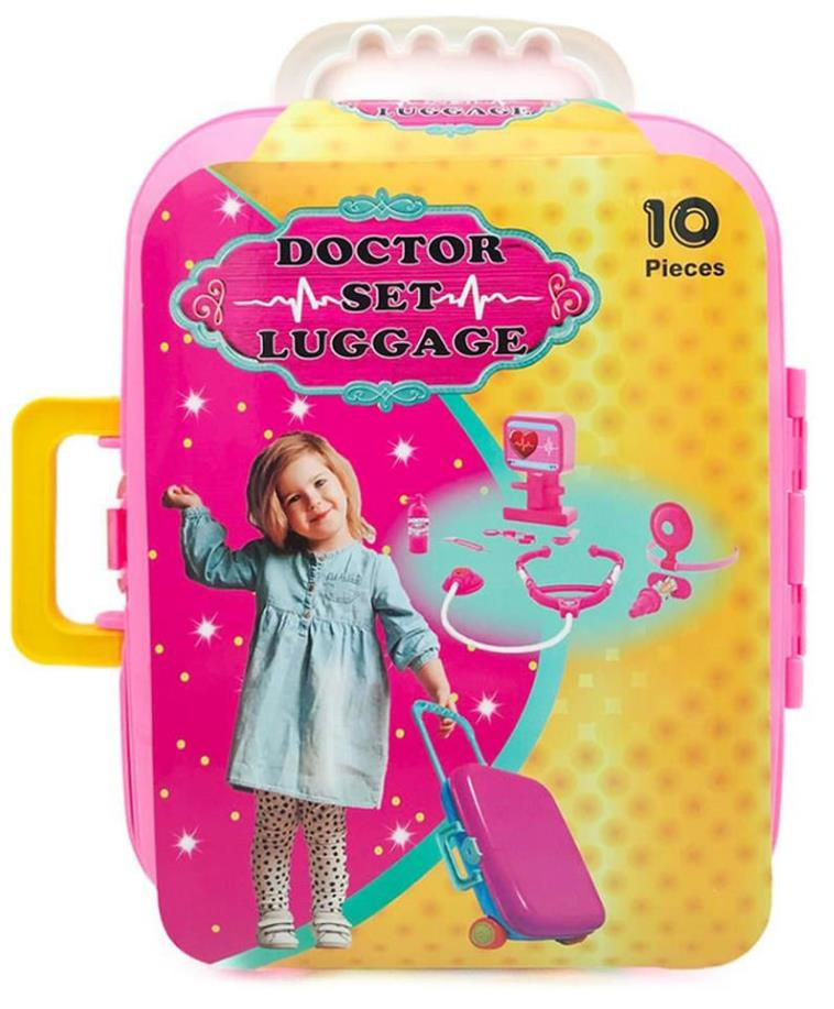 BEREN-VALİZLİ 10 P. DOKTOR SET KIZ-24 LÜ