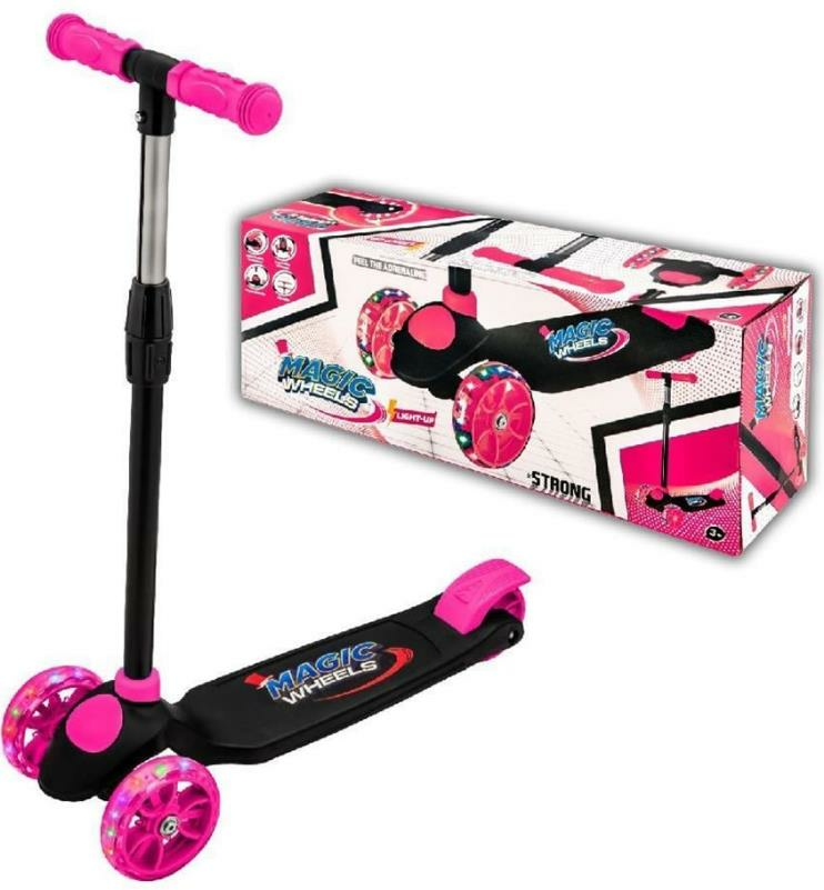 BEREN-IŞIKLI SCOOTER PEMBE (8)
