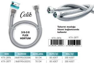 KNITEX-FLEX BORU 100 CM KUĞU KTX-2878
