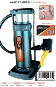 KNITEX-5-K AYAK POMPASI KISA