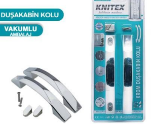KNITEX-HİLAL KROM DUŞ KABİNİ KULPU 2 Lİ  KTX-2705