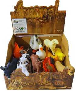 PASİFİK-KUTUDA KARIŞIK HAYVAN FİGÜRLERİ