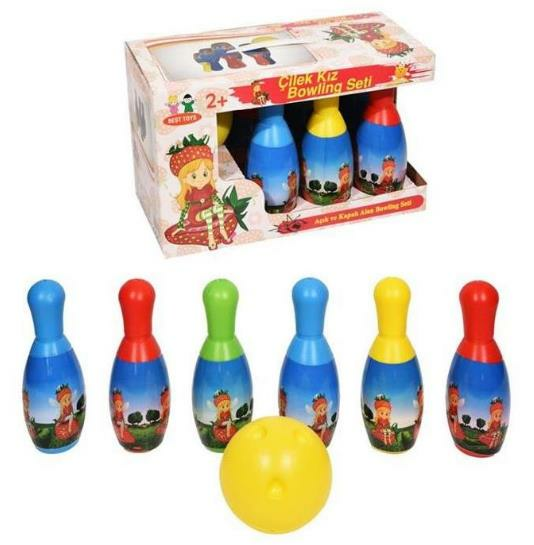 BT-ÇİLEKLİ KIZ KUTULU BOWLİNG SETİ (30)