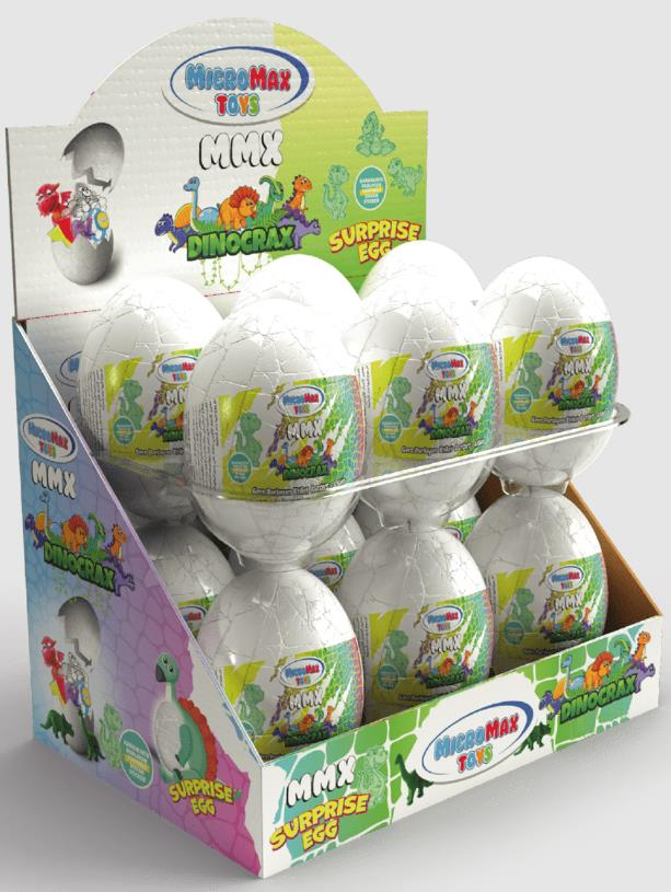MMX-DİNOCRAX ÇATLAK YUMURTA BEYAZ (72)