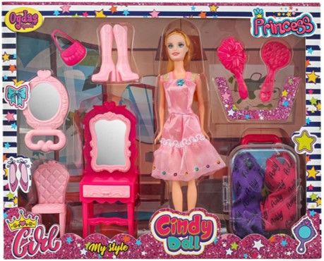 OYDAŞ-CINDY DOLL BAVULLU MAKYAJ MASALI BEBEK (12)