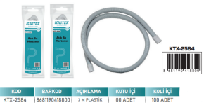 KNITEX-TAHLİYE SU HORTUMU 3 MT
