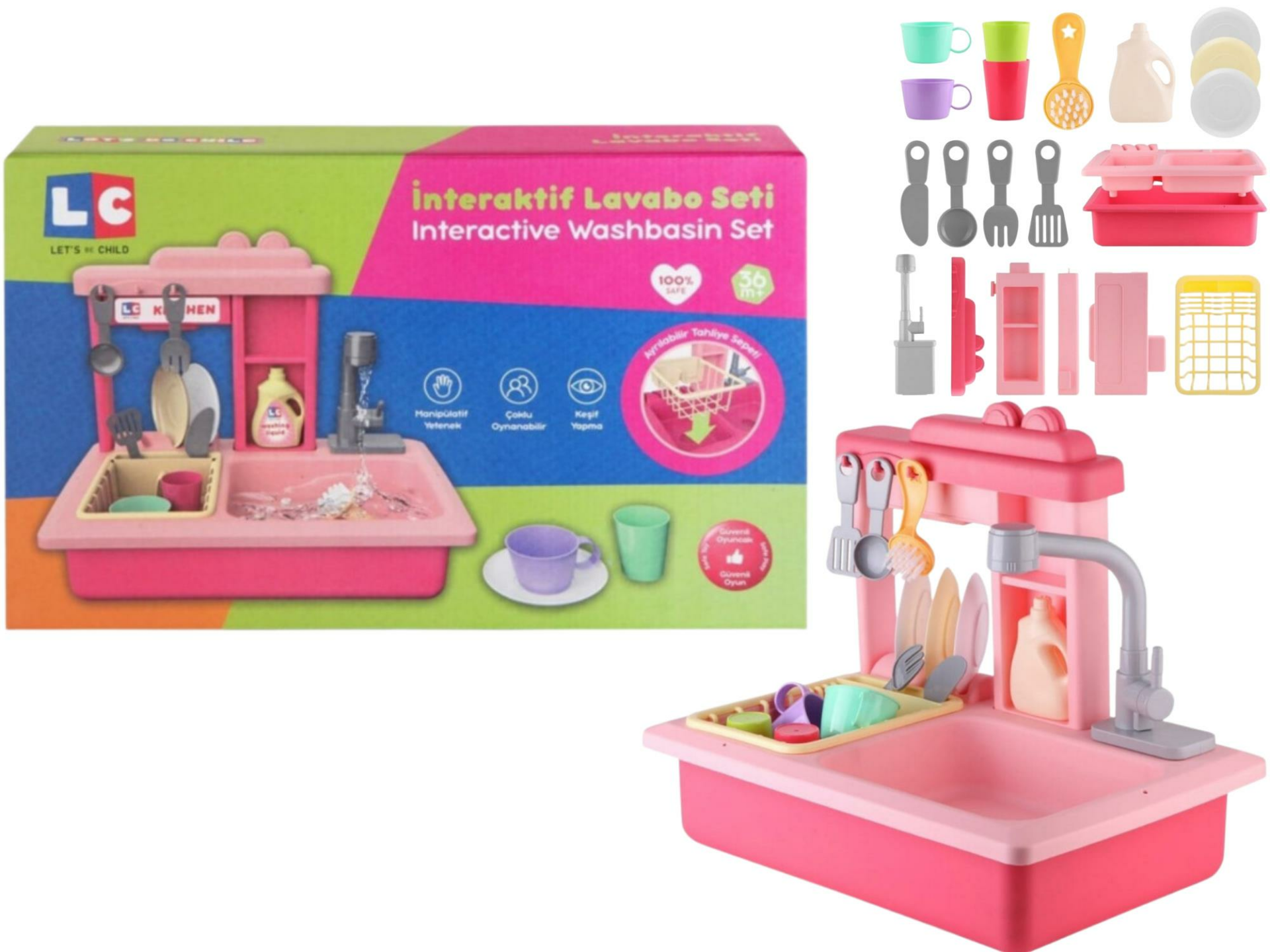 LC-İNTERAKTİF PİLLİ LAVABO SETİ