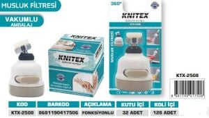 KNITEX-KÜBAR BAŞLIK UCU BEYAZ VKM KTX-2508