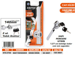 KNITEX-CAM KİLİDİ VKM KTX-2758