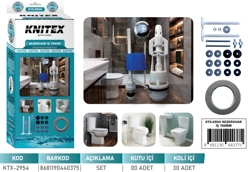 KNITEX-REZERVUAR İÇ TAKIMI VKM