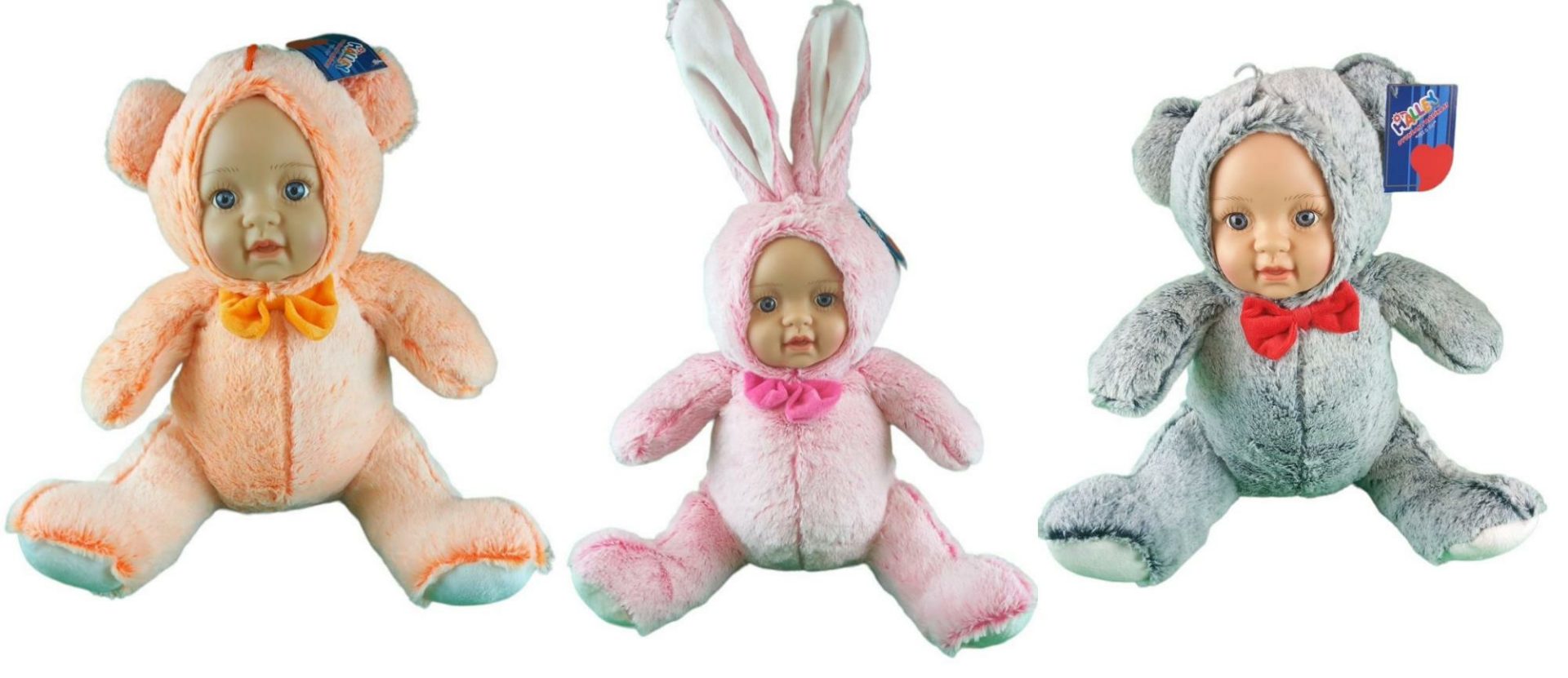 HALLEY-35 CM BEBEK YÜZLÜ HAYVANLAR*40