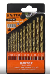 KNITEX-MATKAP UCU DEMİR 13  PCS KTX-2765