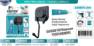 KNITEX-SİYAH TEKLİ ASKI VKM