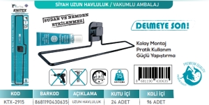 KNITEX-SİYAH UZUN HAVLULUK VKM