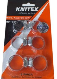 KNITEX-METAL AYARLI KELEPÇE SETİ 6 PCS KTX-1171