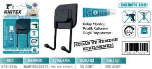 KNITEX-SİYAH 2 Lİ ASKI VKM