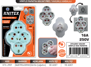 KNITEX-A-1 4'LÜ GÖLYAT BEYAZ VKM