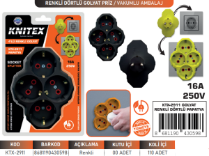 KNITEX-4'LÜ GÖLYAT RENKLİ VKM