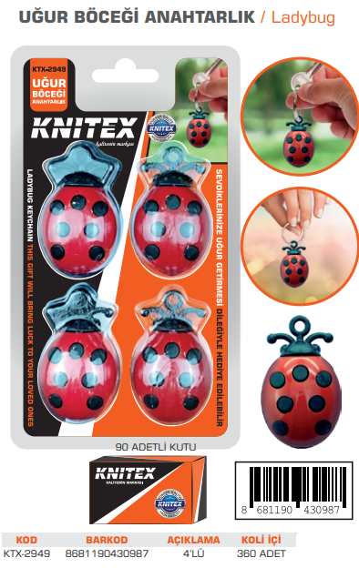 KNITEX-UĞUR BÖCEĞİ ANAHTARLIK VKM