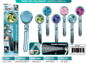 KNITEX-Z-7 FİSKİYELİ DUŞ BAŞLIĞI VKM