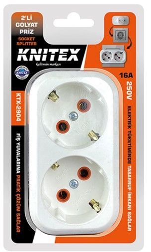KNITEX-B-6 2'Lİ GOLYAT BEYAZ VKM