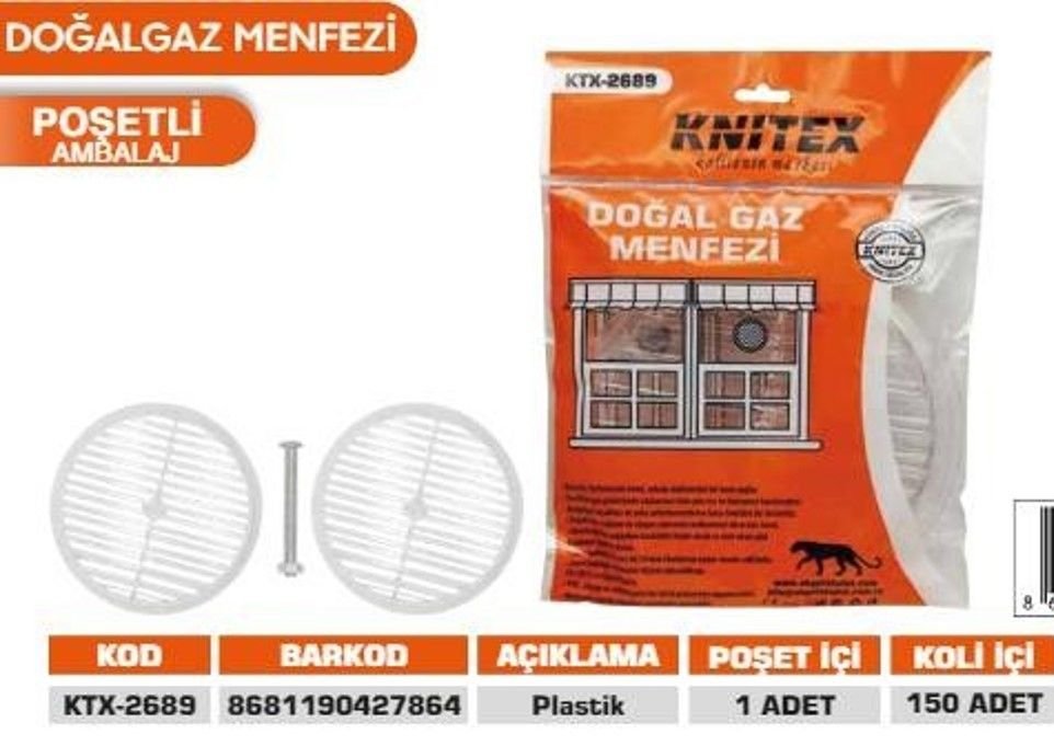 KNITEX DOĞALGAZ MENFEZİ KTX-2689