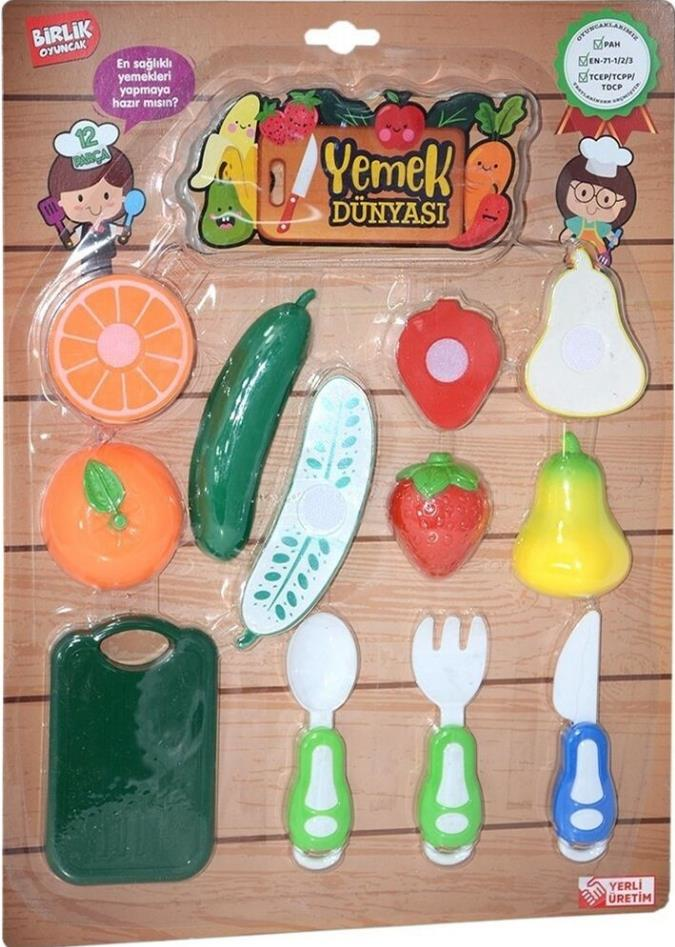 BRL-12 PCS SALATALI KESİLEBİLEN MEYVE&SEBZE (48)