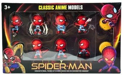 PJ-KUTULU 8 Lİ KÜÇÜK SPIDERMAN SET (96)