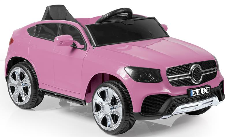 DOLU-GRAND SUV PEMBE 12V KUMANDALI AKÜLÜ ARABA