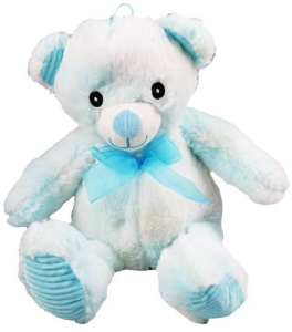 HALLEY-40 CM MAVİ- PEMBE AYI (50)