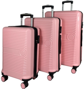 BUSINESS-PEMBE 3 LÜ SET VALİZ