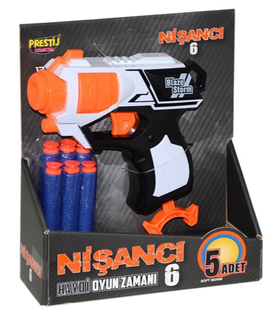 PJ-NİŞANCI NERF SİLAH 6 LI (60)