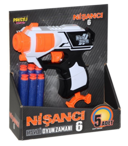 PJ-NİŞANCI NERF SİLAH 6 LI(60)