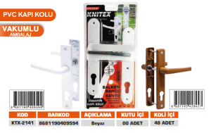 KNITEX - PİMAPEN KAPI KOLU PLASTİK YALE VKM KTX-2141