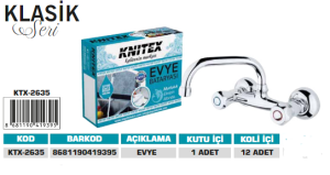 KNITEX-KLASİK DÖNER EVYE BATARYASI KTX-2635