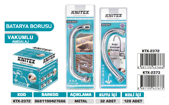 KNITEX-BATARYA BORUSU EVYE VKM KTX-2372
