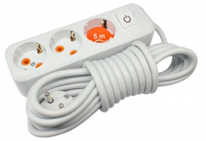 ASEL-3 LÜ 5 MT ANAHTARLI TOPRAKLI GRUP PRİZ (20)