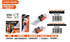 KNITEX- ALYAN SETİ UZUN DÜZ KALİTELİ KTX-408