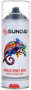 SUNDAI AKRİLİK SPREY BOYA 400ML SARI RAL1018 (12)