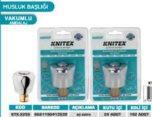 KNITEX-  AÇ-KAPA MUSLUK BAŞLIĞI KTX-2259