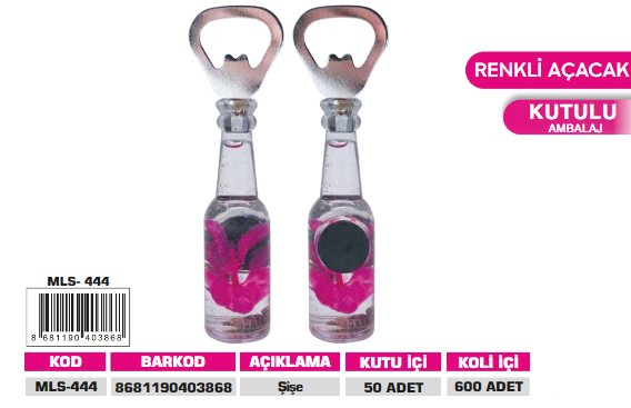 MELİSA-SULU KOLA AÇACAĞI MLS-444