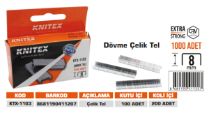 KNITEX- AHŞAP SAPLI MALA KNITEX 18 CM KTX-1207