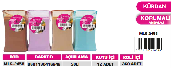 MELİSA-KÜRDAN KARE BÜYÜK MLS-2458