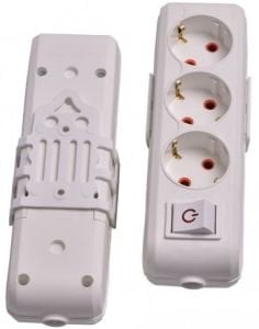 ASEL-3 LÜ ANAHTARLI TOPRAKLI GRUP PRİZ KLEMENSLİ (60)