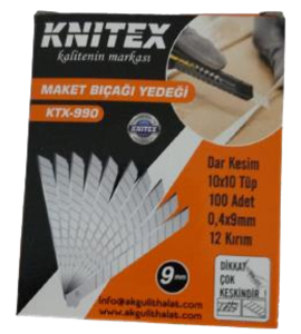 KNITEX-MAKET BIÇAK AĞZI İNCE KTX-990