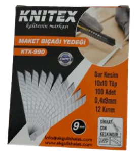 KNITEX-MAKET BIÇAK AĞZI İNCE KTX-990